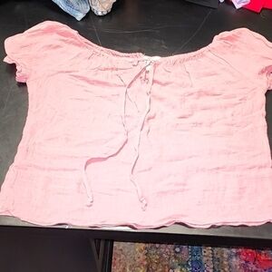 COPY - Sheer peasant top Sz XL